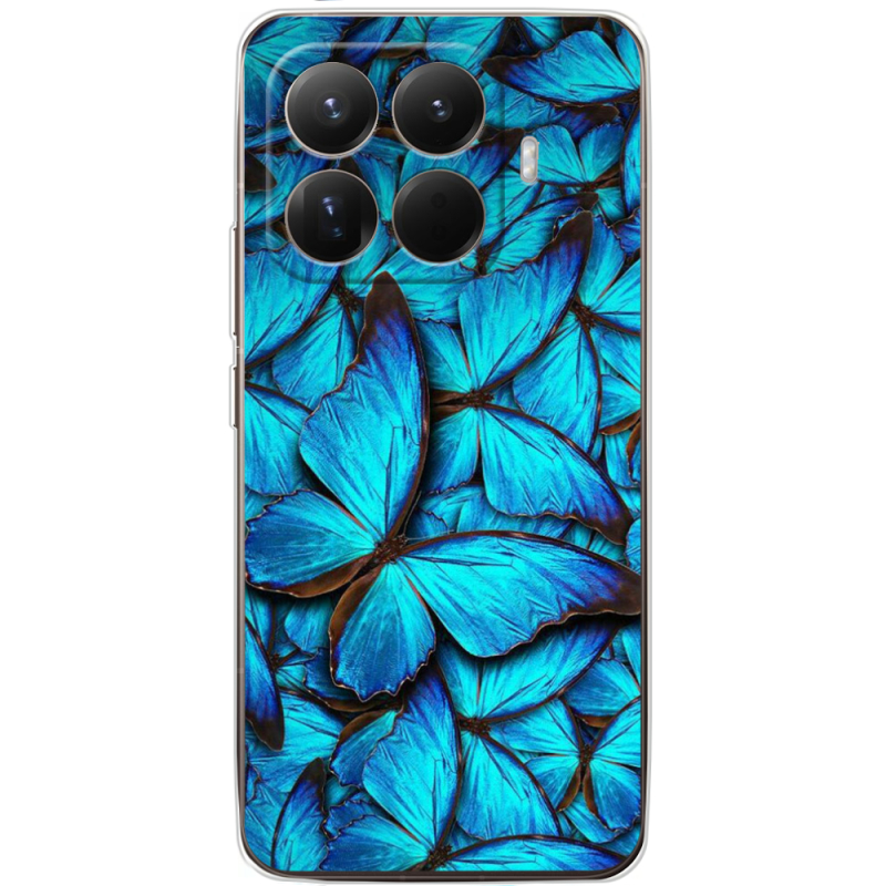 Чохол BoxFace Xiaomi 15T Pro лазурные бабочки