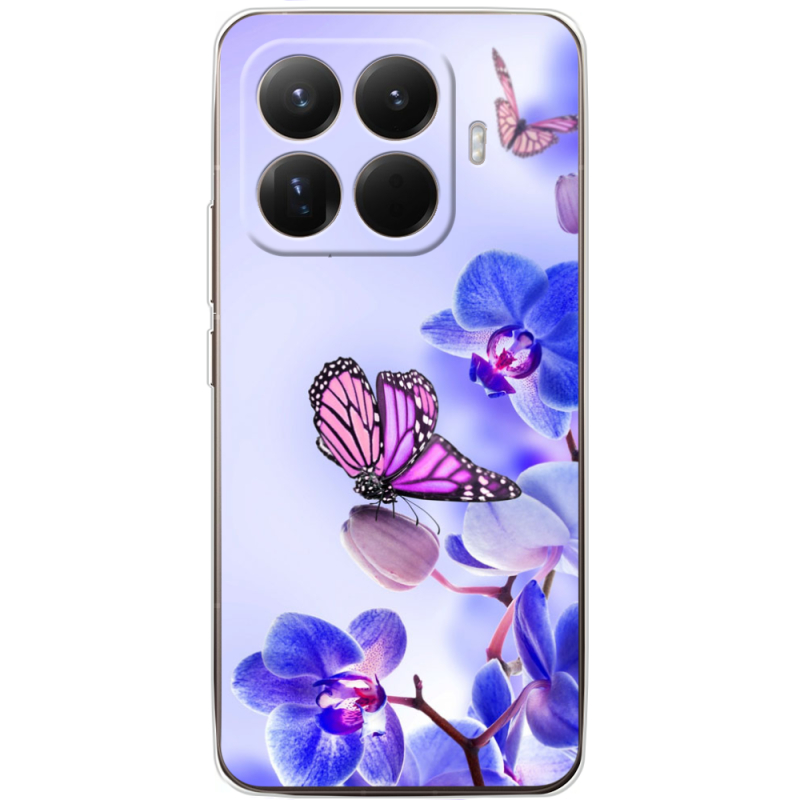 Чохол BoxFace Xiaomi 15T Pro Orchids and Butterflies