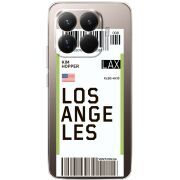 Прозорий чохол BoxFace Xiaomi 15T Pro Ticket Los Angeles