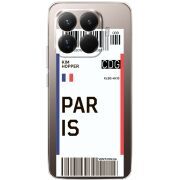 Прозорий чохол BoxFace Xiaomi 15T Pro Ticket Paris