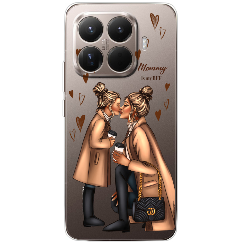 Прозорий чохол BoxFace Xiaomi 15T Pro Mommy Is My BFF