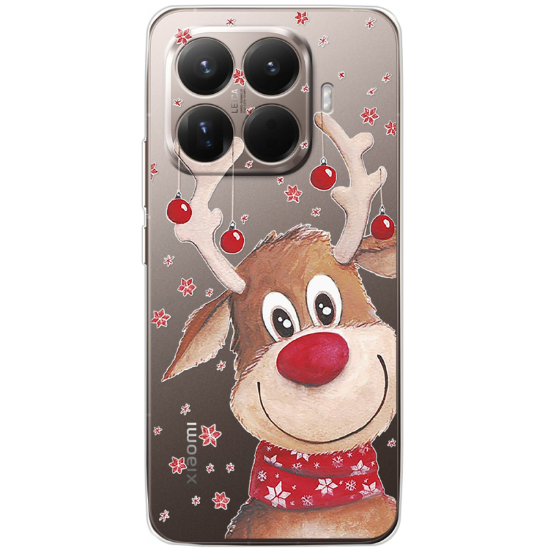 Прозорий чохол BoxFace Xiaomi 15T Pro Winter Deer