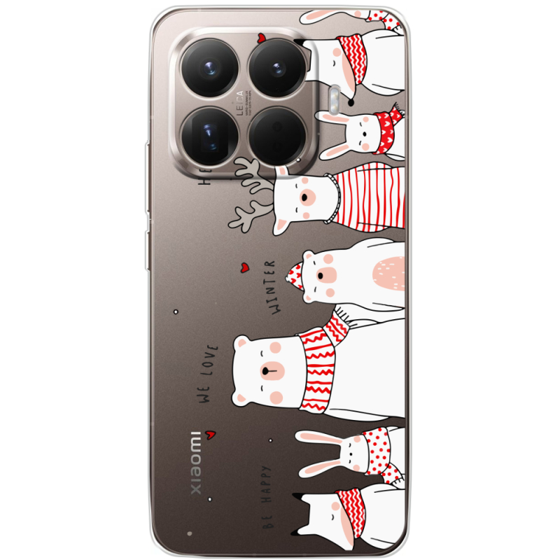 Прозорий чохол BoxFace Xiaomi 15T Pro The Friendly Beasts