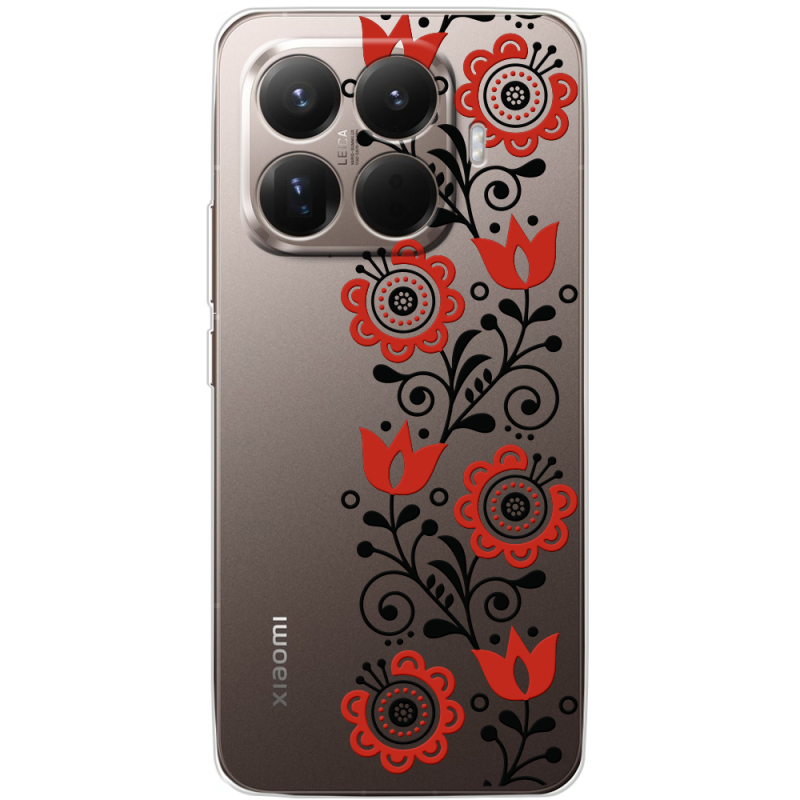 Прозорий чохол BoxFace Xiaomi 15T Pro Ethno Ornament