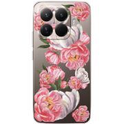 Прозорий чохол BoxFace Xiaomi 15T Pro Peony Watercolor Style
