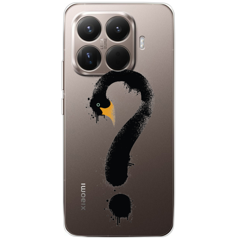 Прозорий чохол BoxFace Xiaomi 15T Pro Swan question