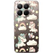 Прозорий чохол BoxFace Xiaomi 15T Pro Unicorns