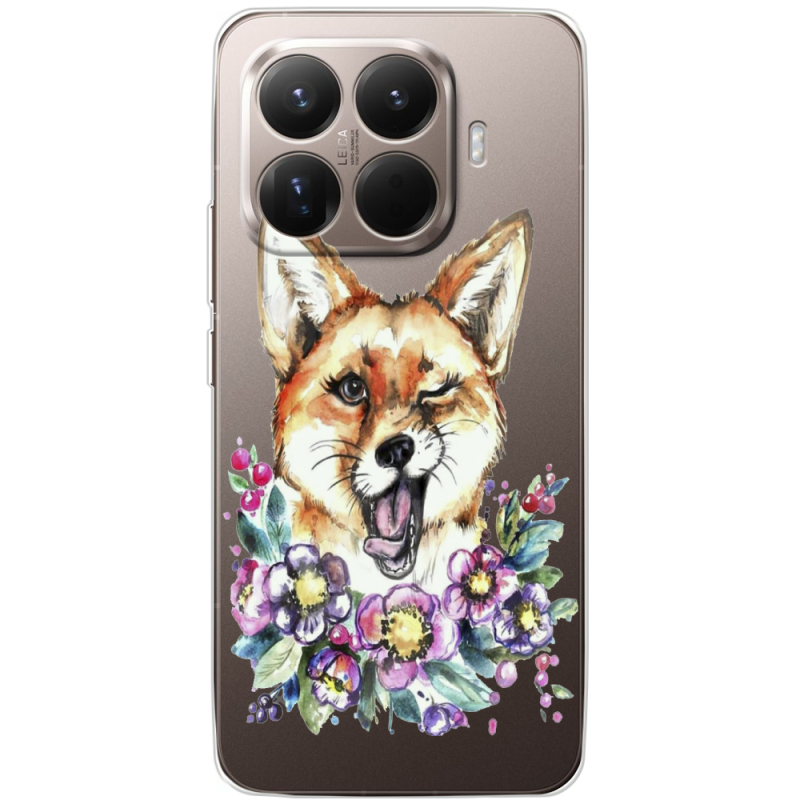 Прозорий чохол BoxFace Xiaomi 15T Pro Winking Fox