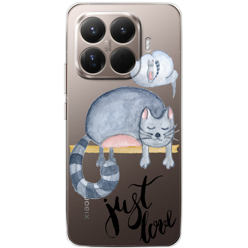 Прозорий чохол BoxFace Xiaomi 15T Pro Just Love