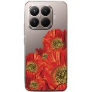 Прозорий чохол BoxFace Xiaomi 15T Pro Red Poppies