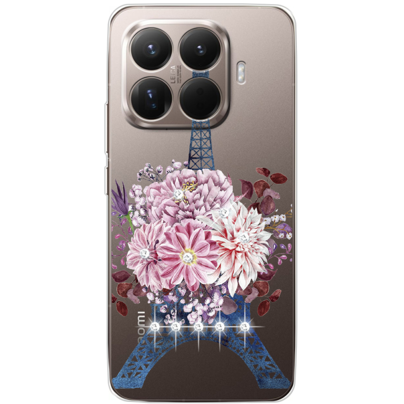 Чохол зі стразами Xiaomi 15T Pro Eiffel Tower
