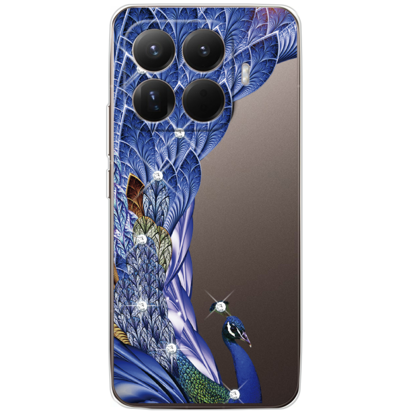 Чохол зі стразами Xiaomi 15T Pro Peafowl