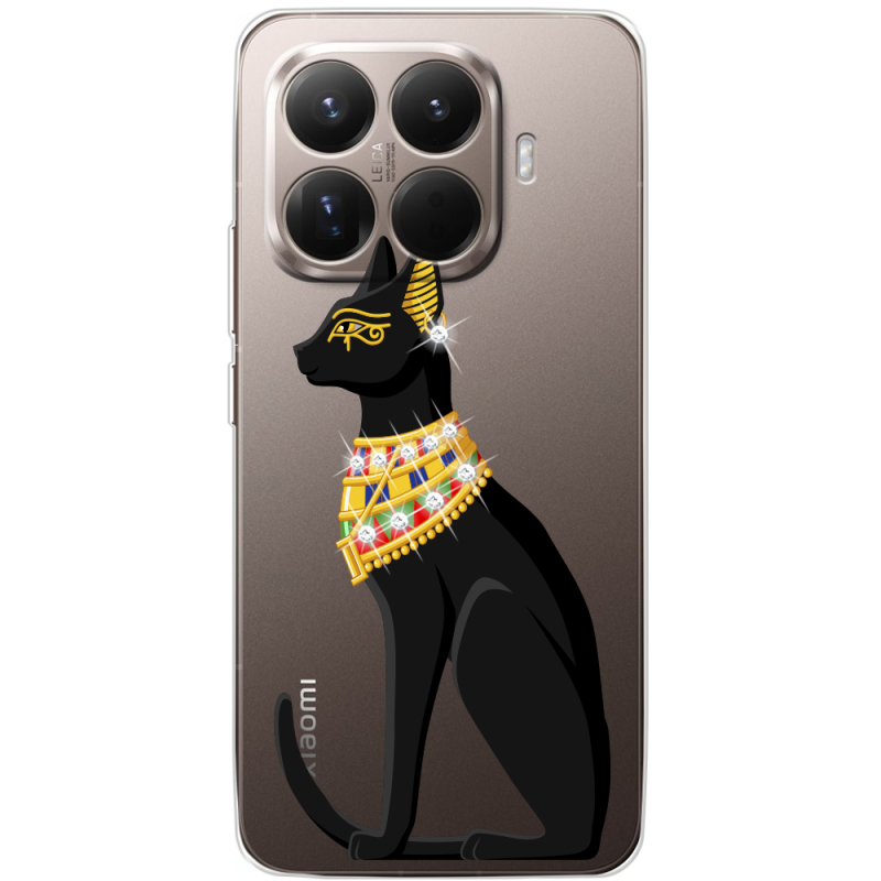 Чохол зі стразами Xiaomi 15T Pro Egipet Cat
