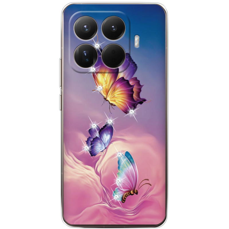 Чохол зі стразами Xiaomi 15T Pro Butterflies