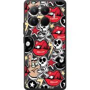 Чорний чохол BoxFace Xiaomi 15T Pro Rock Graffiti