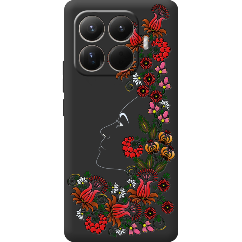 Чорний чохол BoxFace Xiaomi 15T Pro 3D Ukrainian Muse