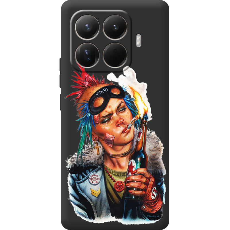 Чорний чохол BoxFace Xiaomi 15T Pro Tanker Girl