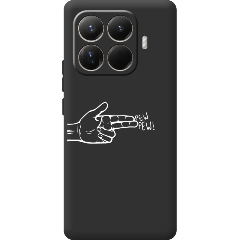 Чорний чохол BoxFace Xiaomi 15T Pro Pew Pew