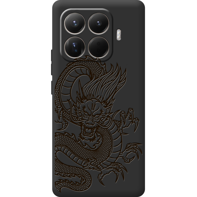 Чорний чохол BoxFace Xiaomi 15T Pro Chinese Dragon