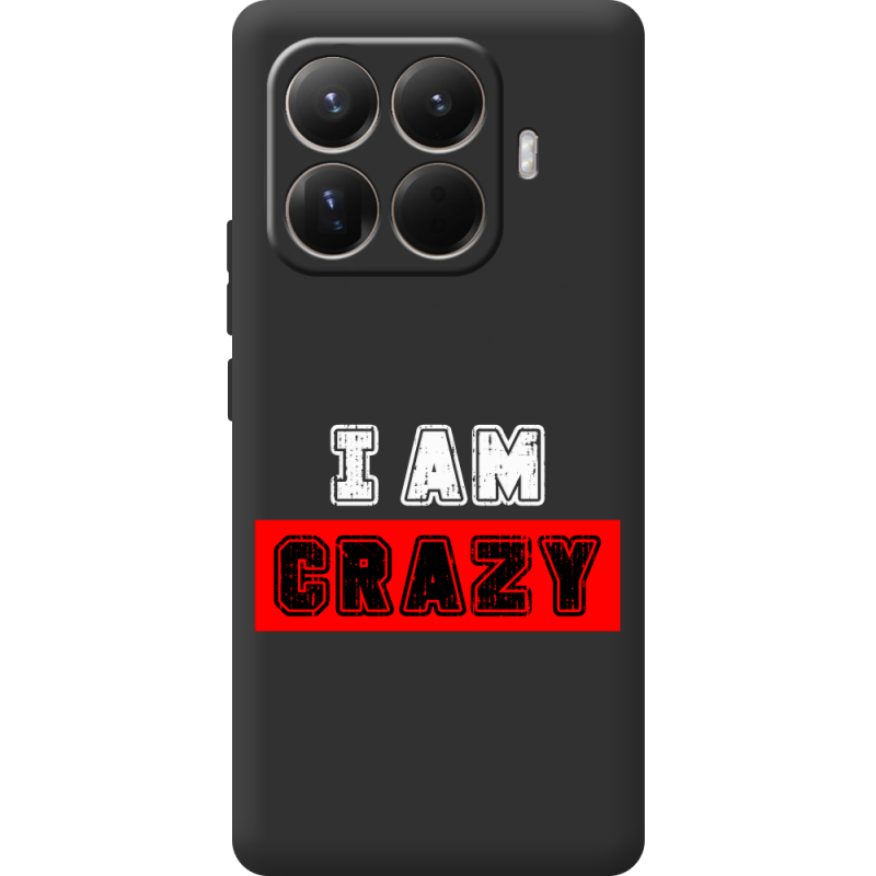 Чорний чохол BoxFace Xiaomi 15T Pro I'm Crazy