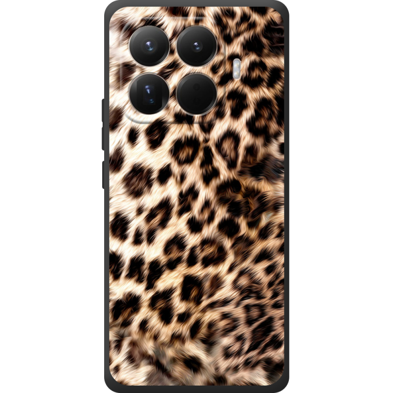 Чорний чохол BoxFace Xiaomi 15T Pro Леопардовий