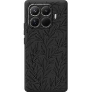 Чорний чохол BoxFace Xiaomi 15T Pro Leaves