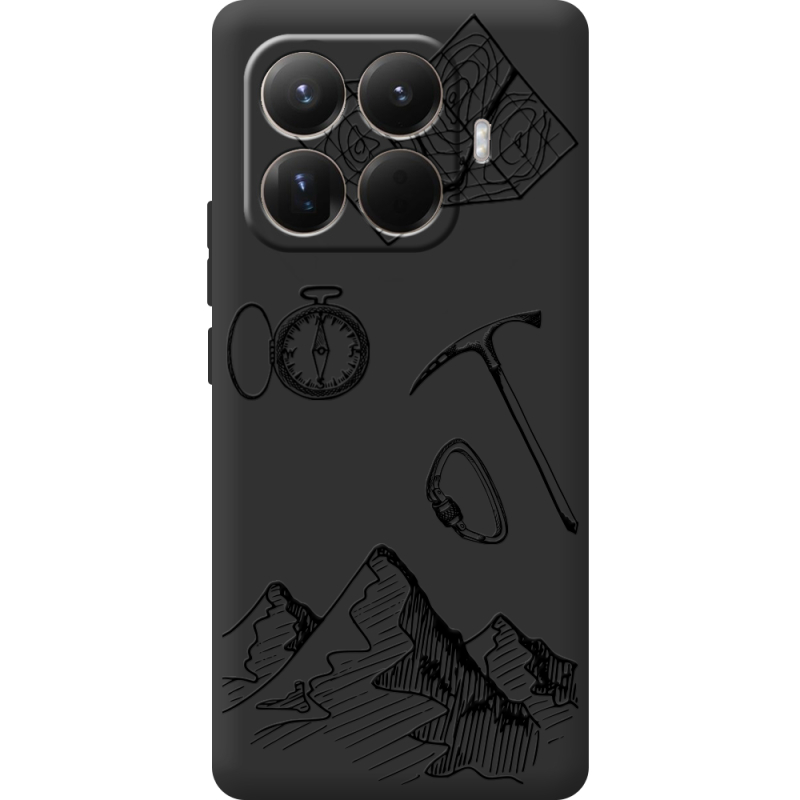 Чорний чохол BoxFace Xiaomi 15T Pro Mountains