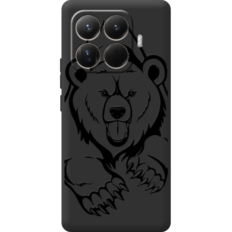 Чорний чохол BoxFace Xiaomi 15T Pro Grizzly Bear