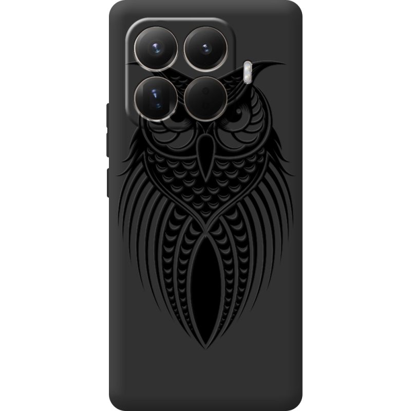 Чорний чохол BoxFace Xiaomi 15T Pro Owl