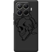 Чорний чохол BoxFace Xiaomi 15T Pro Skull and Roses