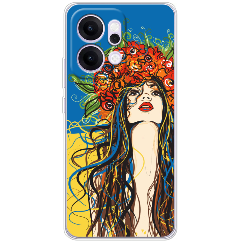 Чохол BoxFace OPPO Reno 14 5G Ukraine Girl