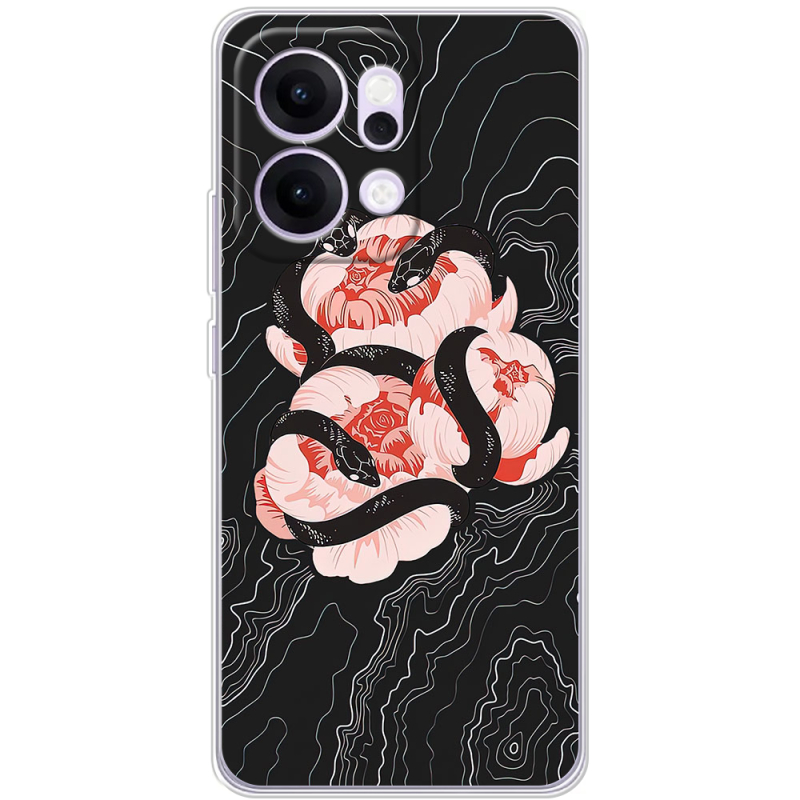 Чохол BoxFace OPPO Reno 14 5G Snake Rose