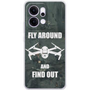 Чохол BoxFace OPPO Reno 14 5G Дрон Fly Around