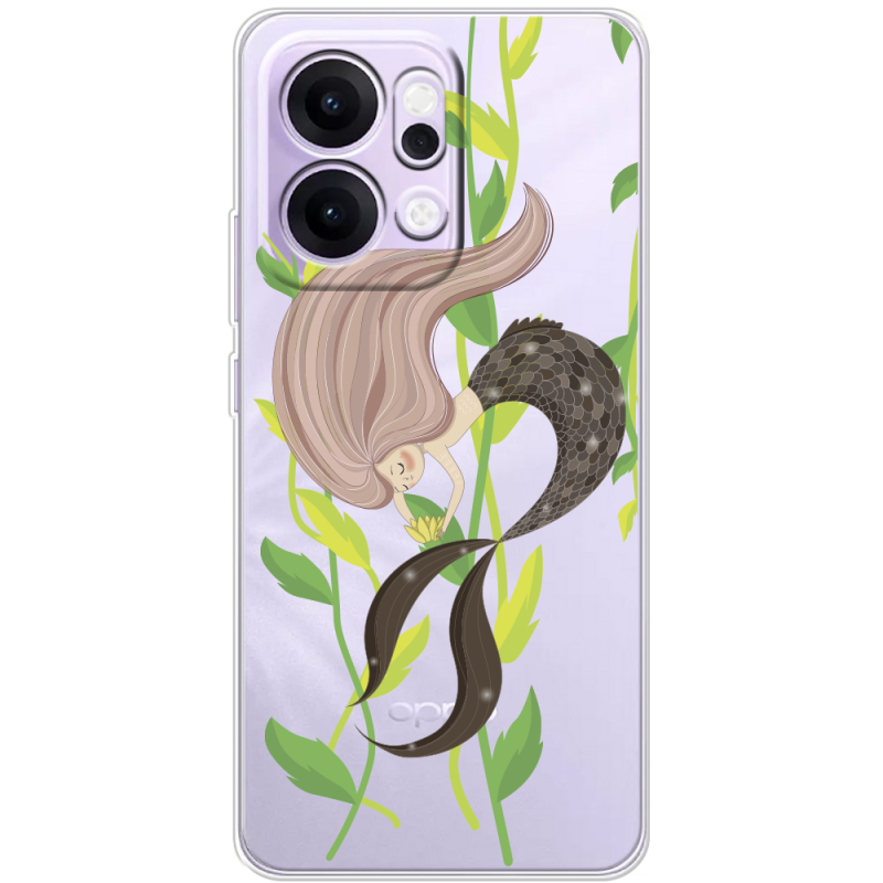Прозорий чохол BoxFace OPPO Reno 14 5G Cute Mermaid