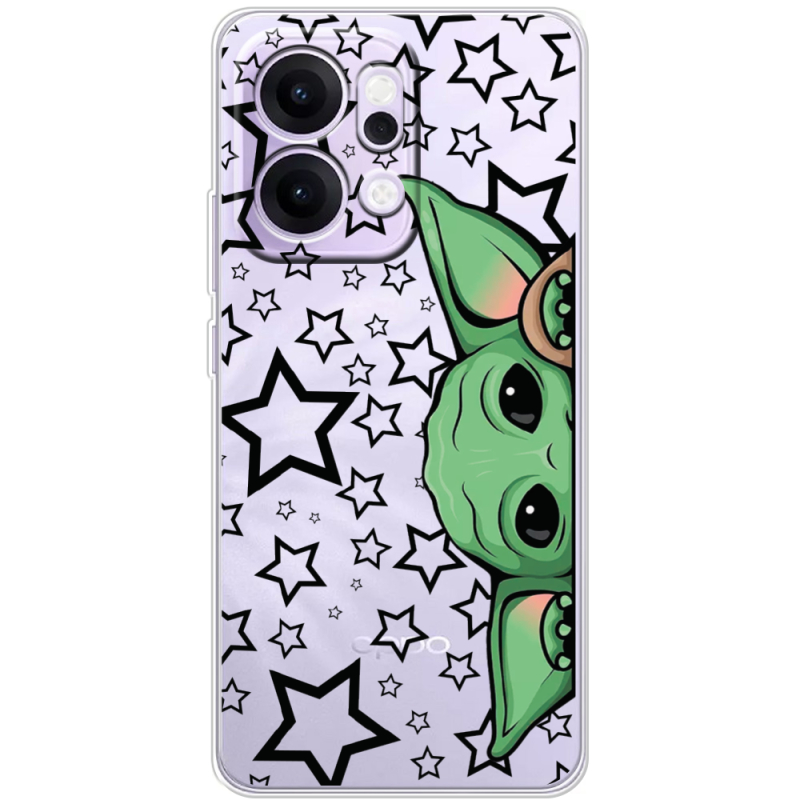 Прозорий чохол BoxFace OPPO Reno 14 5G Baby Yoda