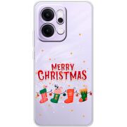 Прозорий чохол BoxFace OPPO Reno 14 5G Merry Christmas