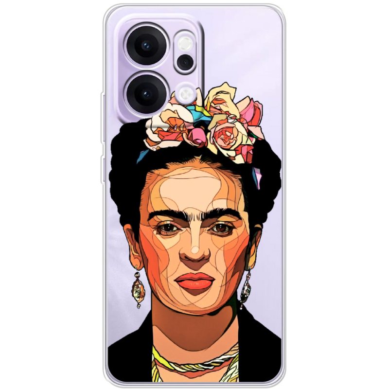 Прозорий чохол BoxFace OPPO Reno 14 5G Фрида Кало