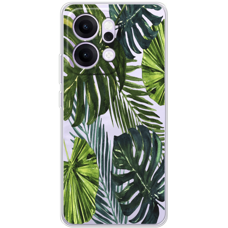 Прозорий чохол BoxFace OPPO Reno 14 5G Palm Tree