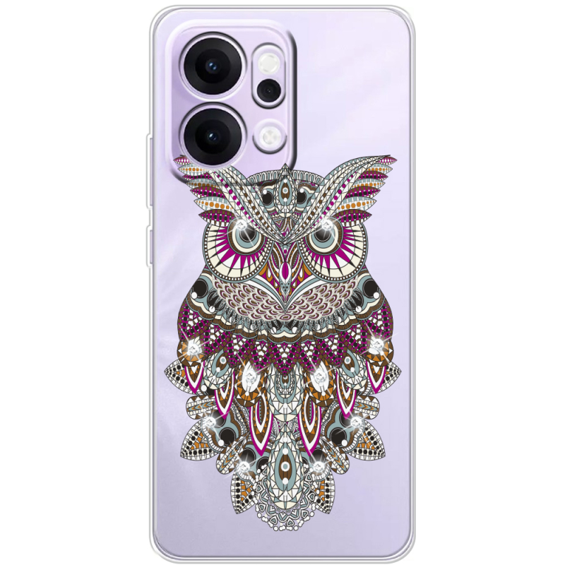 Чохол зі стразами OPPO Reno 14 5G Owl