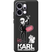 Чорний чохол BoxFace OPPO Reno 14 5G For Karl