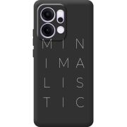 Чорний чохол BoxFace OPPO Reno 14 5G Minimalistic