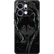 Чорний чохол BoxFace OPPO Reno 14 5G Wolf