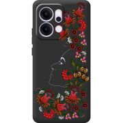 Чорний чохол BoxFace OPPO Reno 14 5G 3D Ukrainian Muse