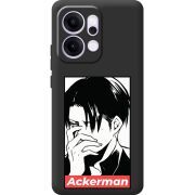 Чорний чохол BoxFace OPPO Reno 14 5G Attack On Titan - Ackerman