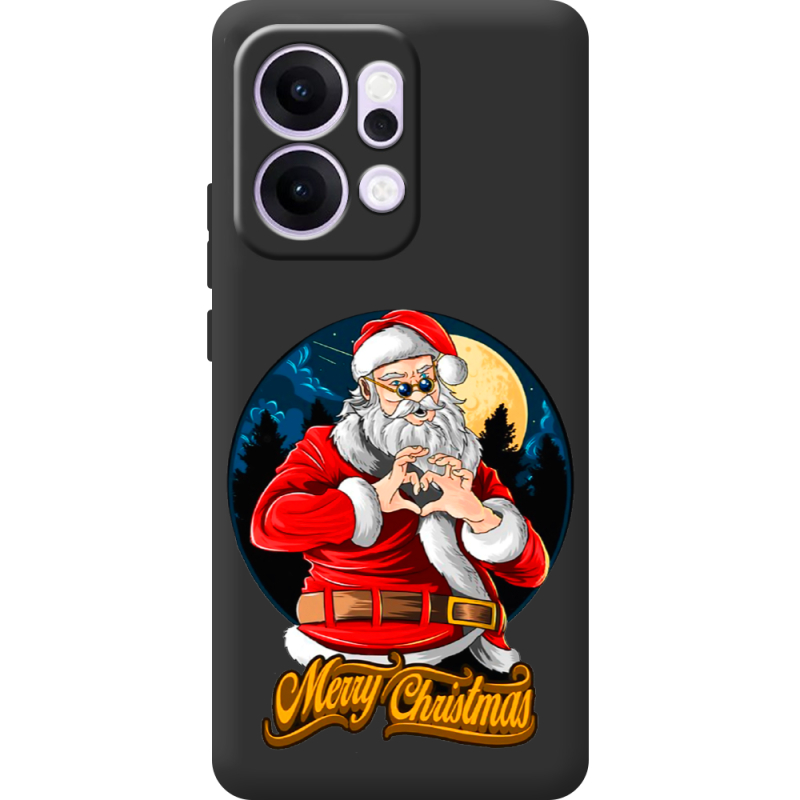 Чорний чохол BoxFace OPPO Reno 14 5G Cool Santa