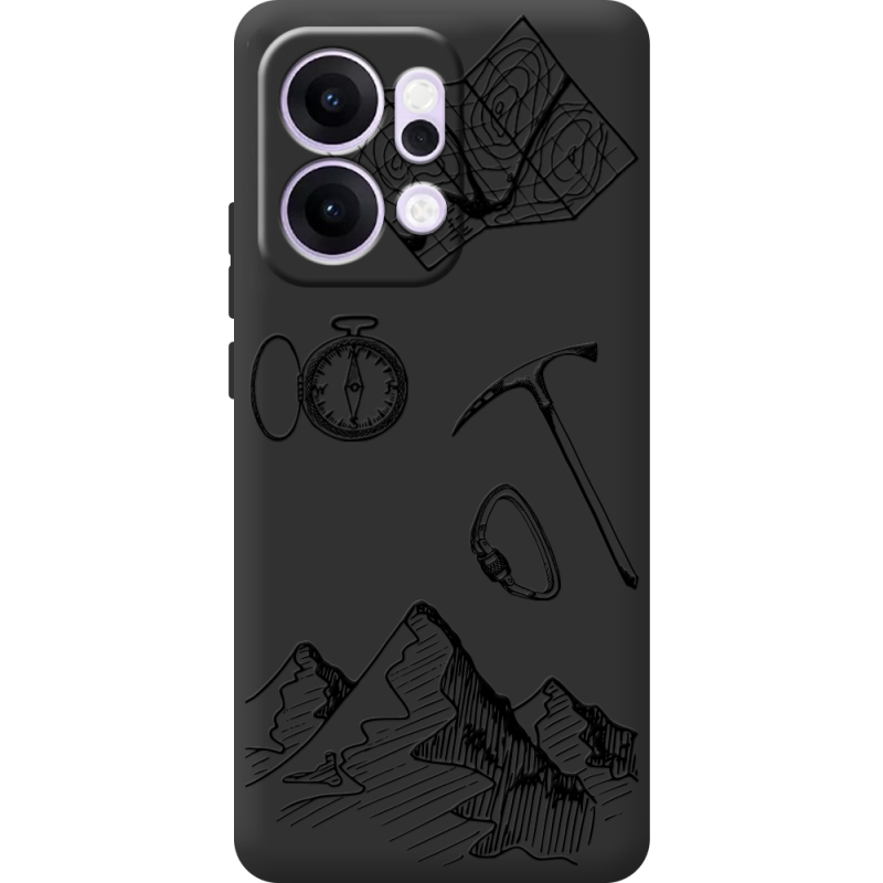 Чорний чохол BoxFace OPPO Reno 14 5G Mountains