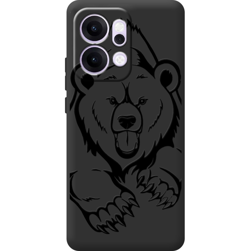 Чорний чохол BoxFace OPPO Reno 14 5G Grizzly Bear
