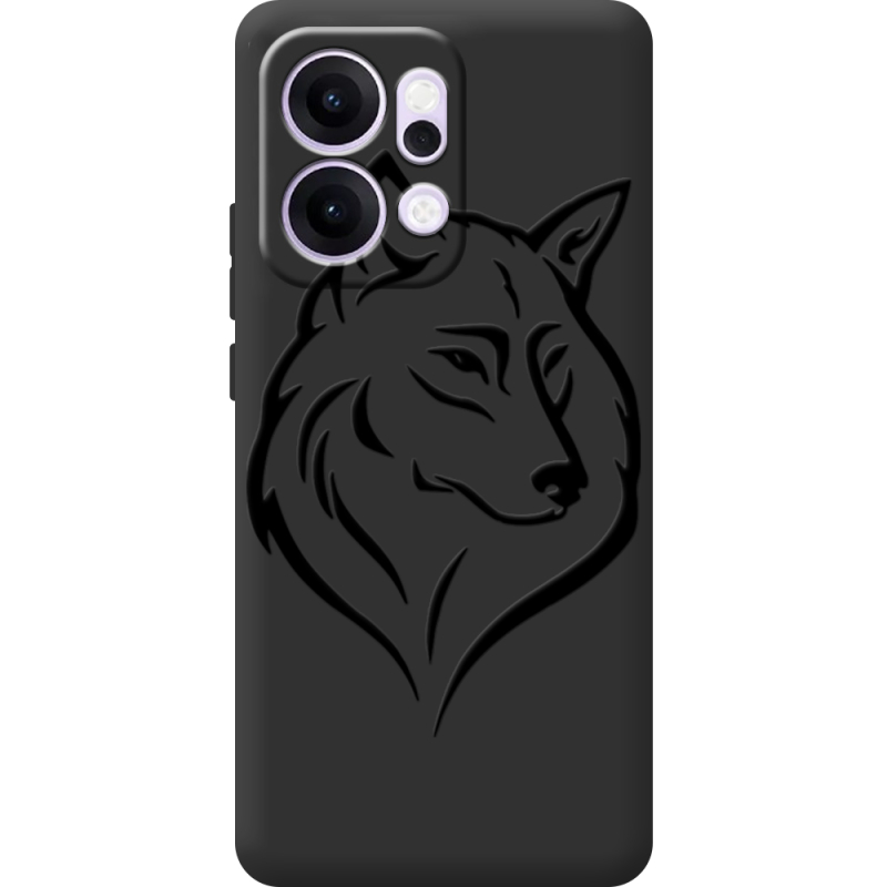 Чорний чохол BoxFace OPPO Reno 14 5G Wolf