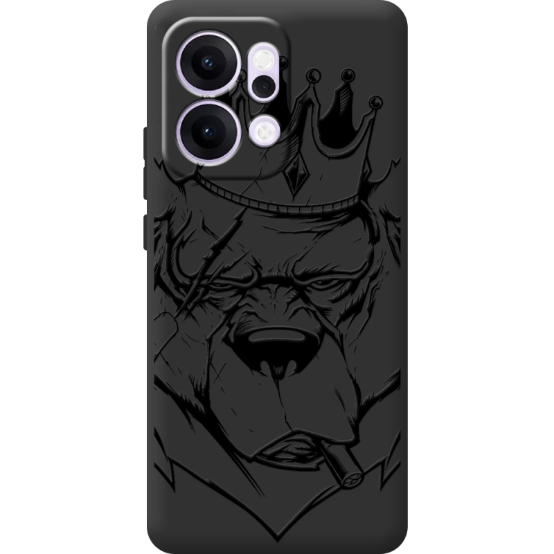 Чорний чохол BoxFace OPPO Reno 14 5G Bear King
