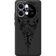 Чорний чохол BoxFace OPPO Reno 14 5G Hugin and Munin